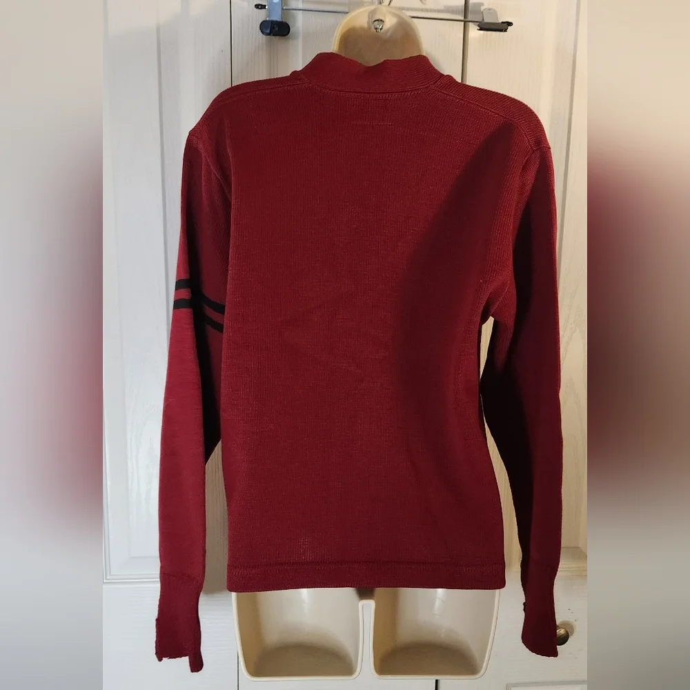 Vintage letterman jacket NC North Central Spokane, wa red black high-school - Picture 7 of 13